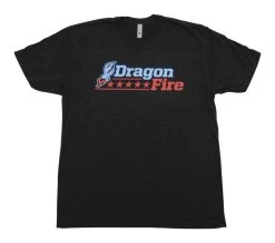 DragonFire Racing Blue / Red Logo Tee