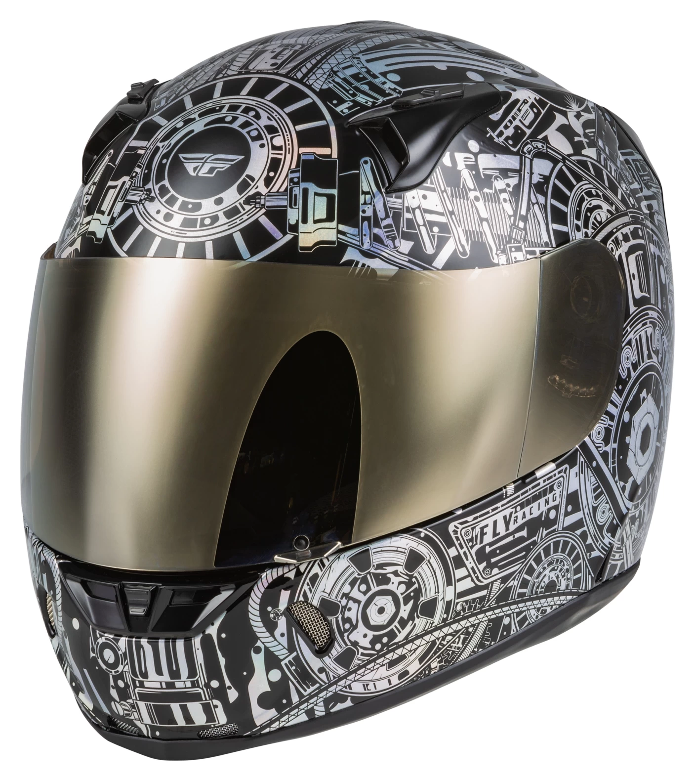 Fly Racing Street Revolt Matrix Helmet - Image 7
