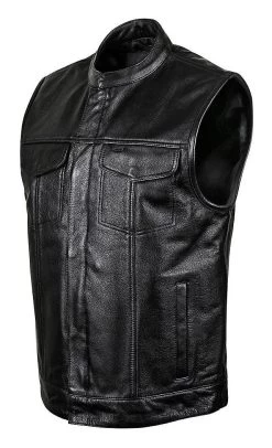Street & Steel Redwood Leather Vest